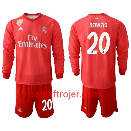 Real Madrid Fodboldtrøjer Asensio 20 Børn 3. sæt 2018/19 Langærmet Real Madrid Fodboldtrøjer Asensio 20 Børn 3. sæt 2018/19 Langærmet